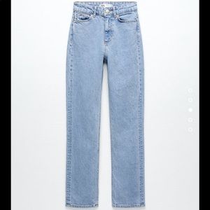 Zara Z1975 Hi Rise Straight Jean